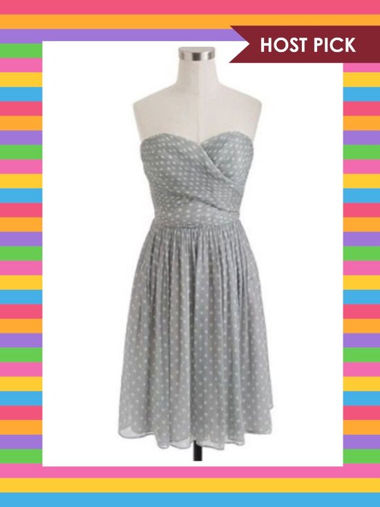 J. Crew Dresses & Skirts - J. Crew Arabelle Dress in Polka Dot Silk Chiffon